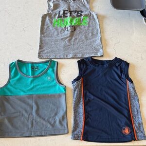 Boys' Hurley, Body Glove, Sleeveless Athletic Tank Tops - Gray, Blue & Green